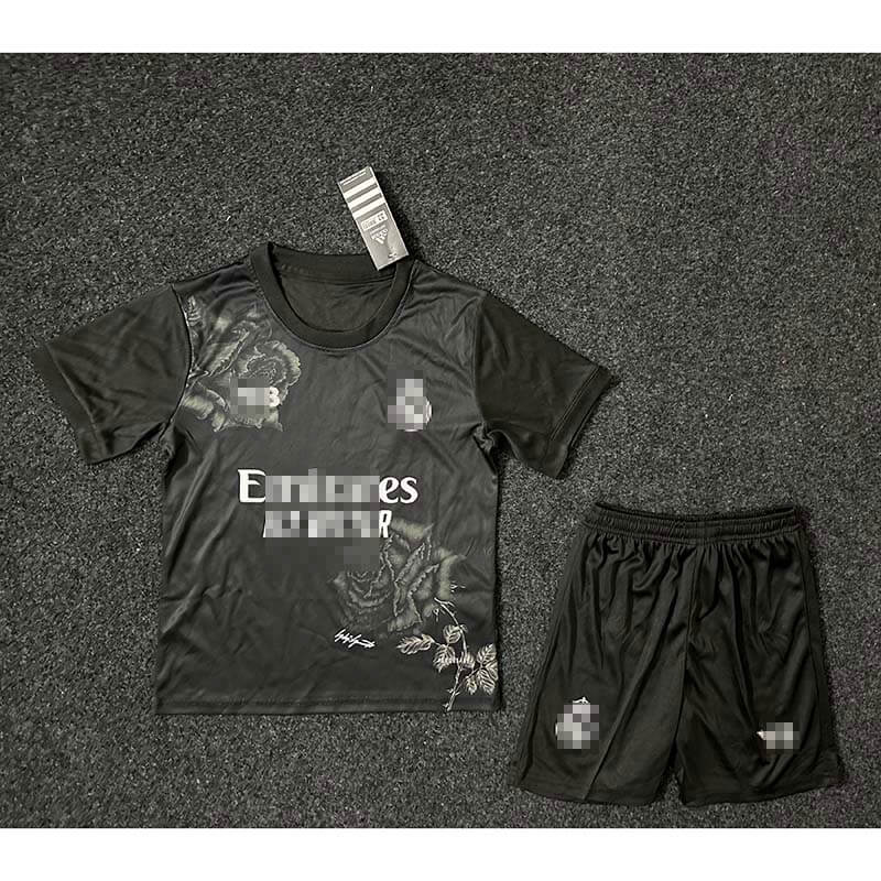 Camiseta De Portero Real Madrid Negro 2023/2024 4th Niño Kit